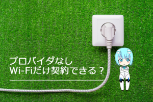 プロバイダなしでインターネットは使えない？【自粛でもWi-Fiだけ使いたい】