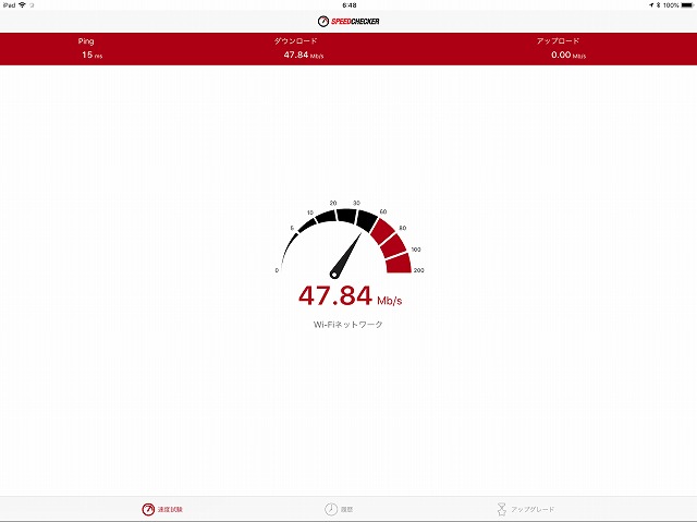 ダウンロード速度