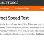 SourceForge Speed Test