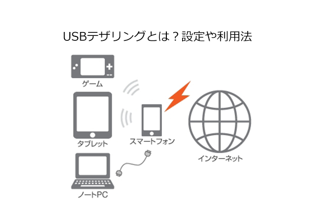 「USBテザリング」の便利な利用方法とやり方！スマホで安定したネット