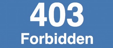 403 Forbidden