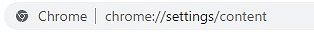 chrome://settings/content