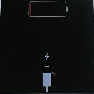 充電切れマーク